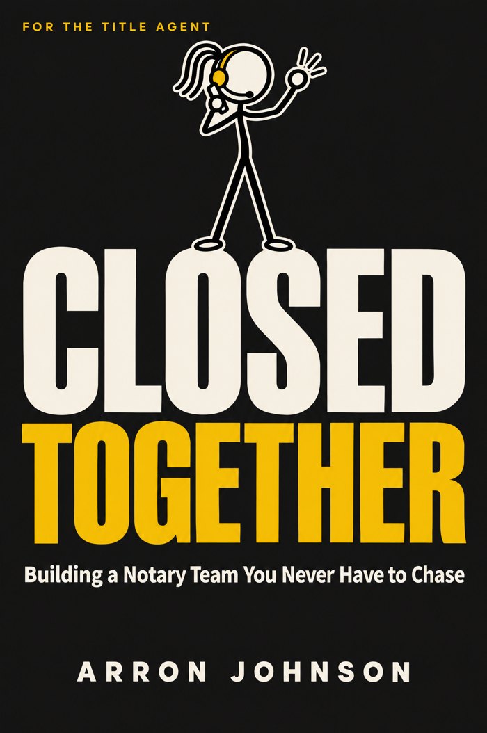 Closed Together, title agent cover, by Arron Johnson
